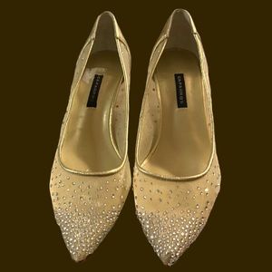 Evening Wear Shoes embellished with Rhinestones